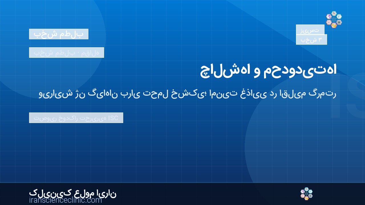 چالش‌ها و محدودیت‌ها