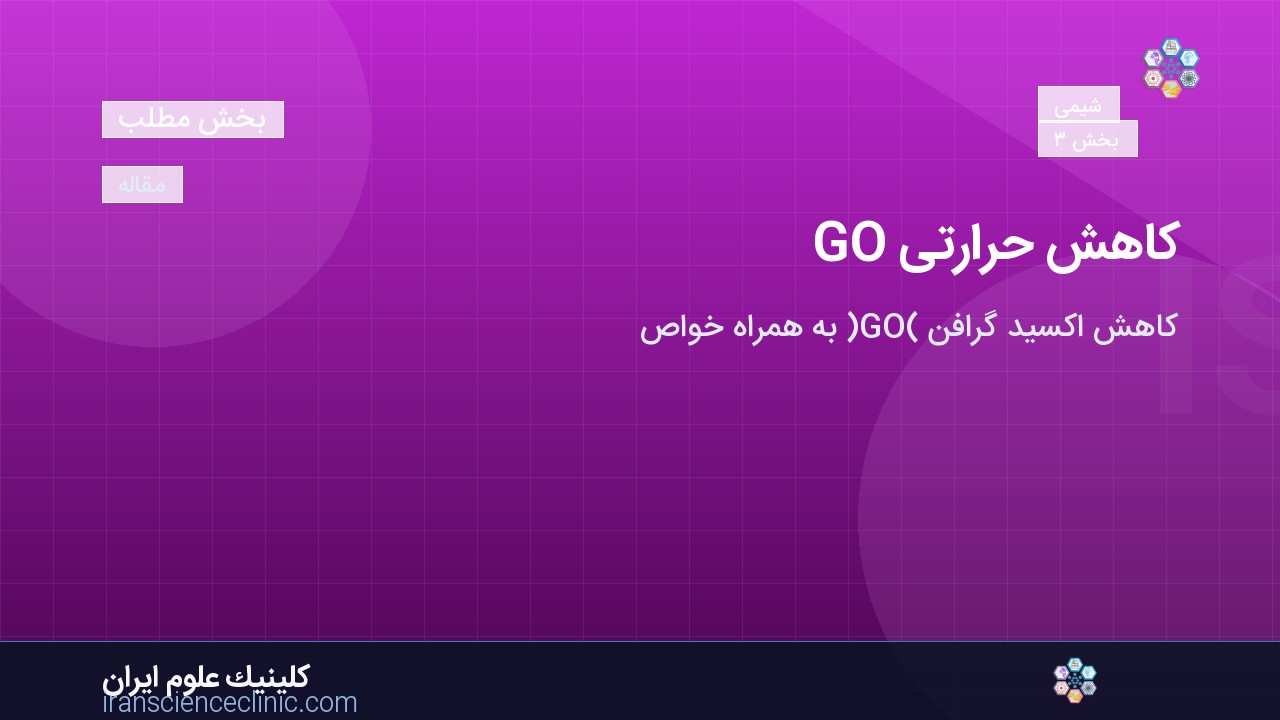کاهش حرارتی GO