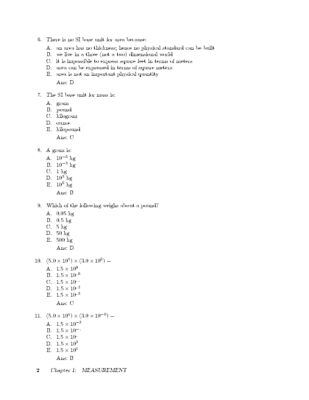 کتاب تست ویرایش هفتم هالیدی Fundamentals Of Physics 7Th Test Bank Page4